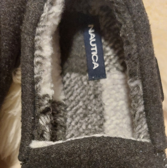 Nautica men winter slippers nwot size 7/8 - Picture 3 of 5